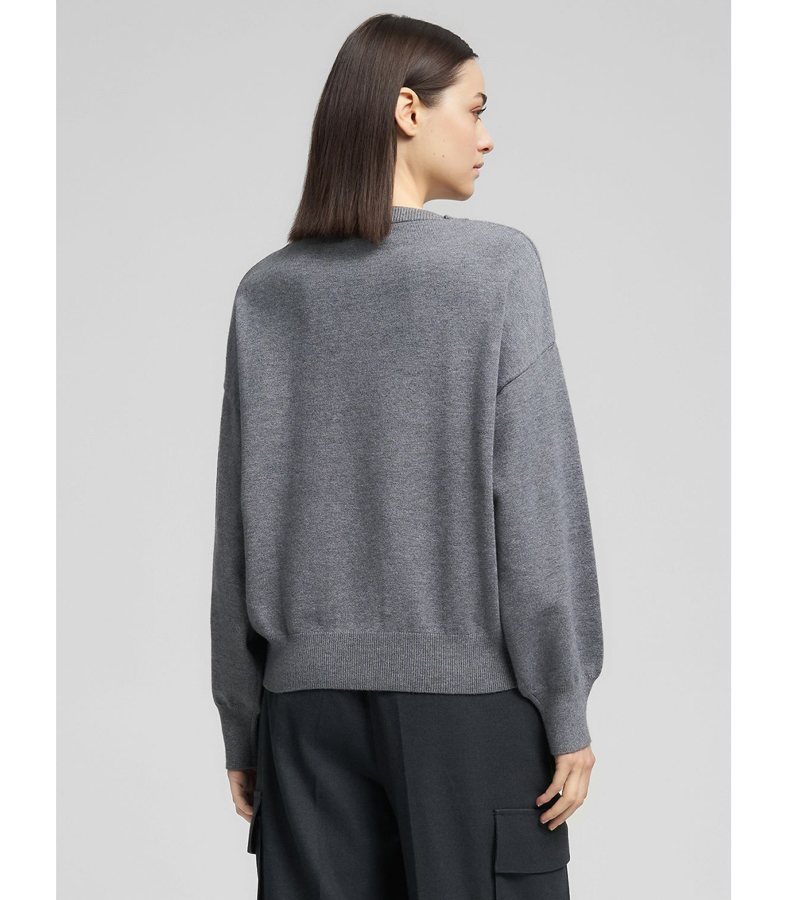 パフスリーブ クルーネックプルオーバー（セットアップ） 詳細画像 アイアングレー 3